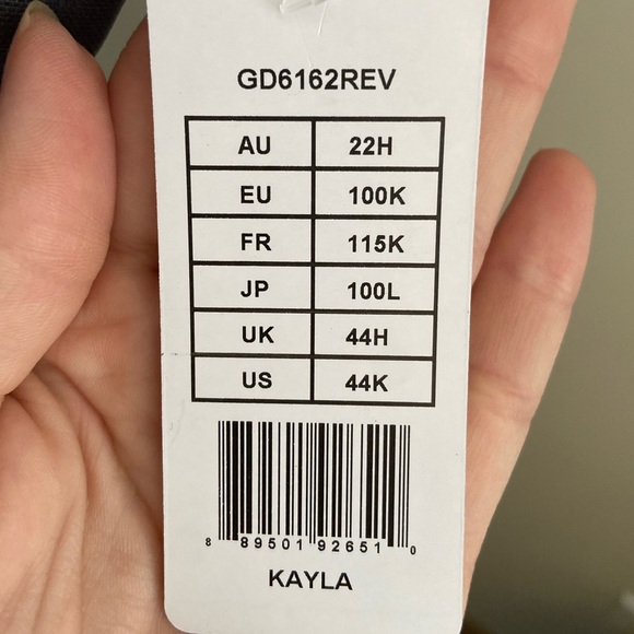 44K US / 44H UK Goddess Kayla full coverage NWT bra - Picture 10 of 12